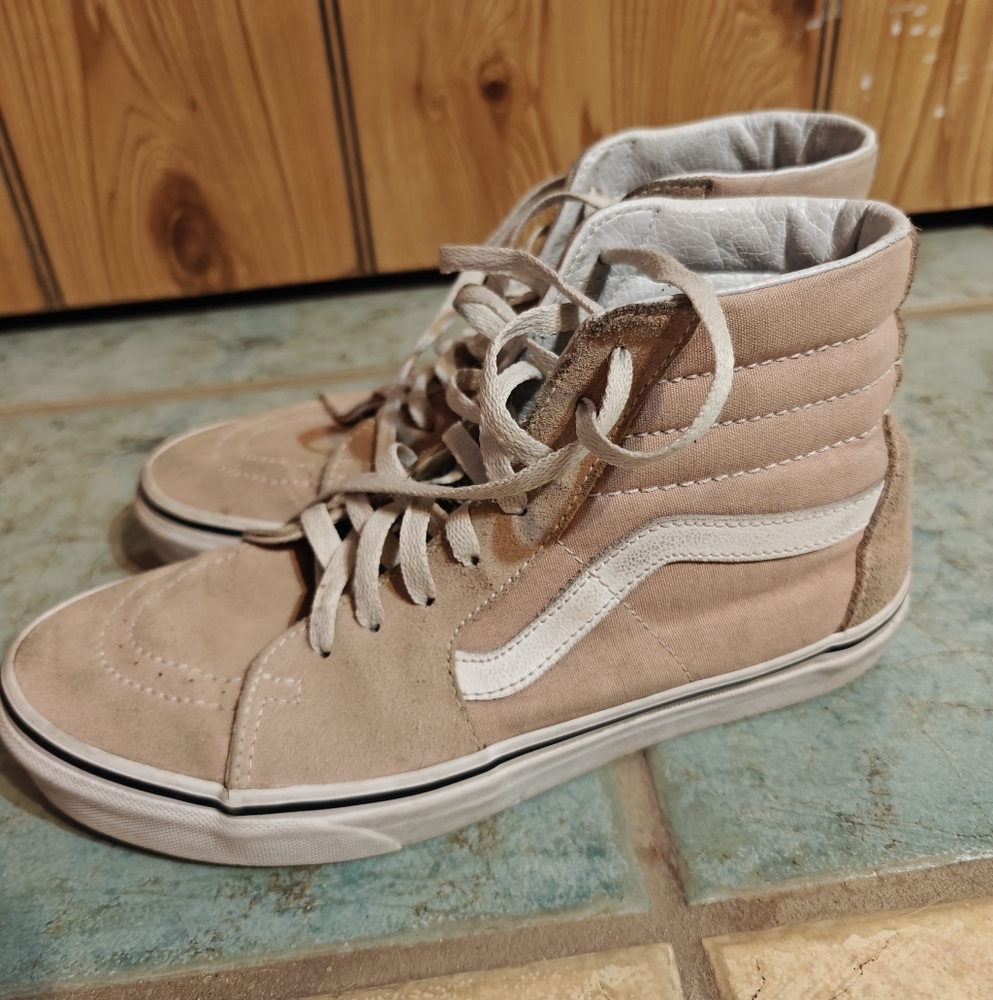 High-Top Suede Sneakers